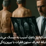 آیا اسکولیوز باعث آسیب به دیسک می‌شود؟