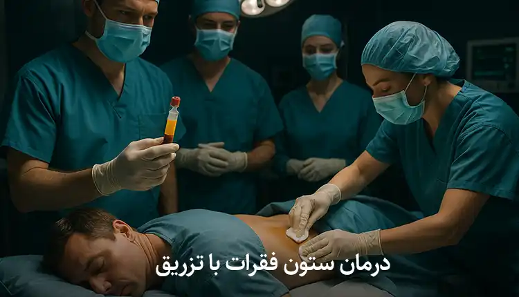 50 روش درمانی ستون فقرات | جراحی و غیرجراحی 3 تزریق PRP برای درمان دیسک کمر
