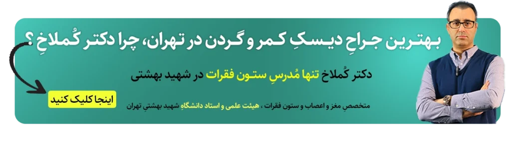 برترین و بهترین استاد دانشگاه ستون فقرات در تهران