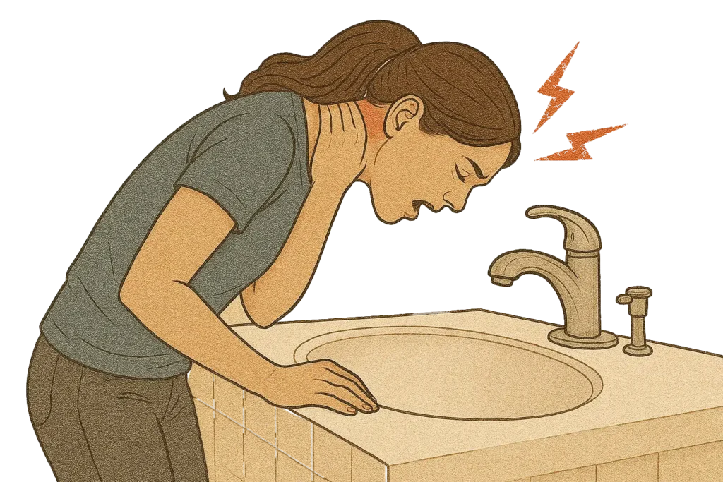 چرا گردن‌ درد می‌تواند باعث تهوع و سردرد شود؟